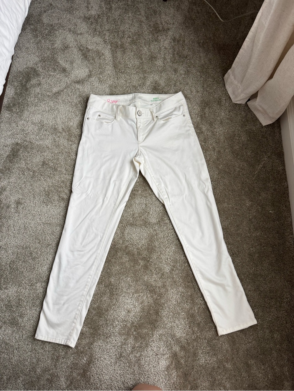 Lilly Pulitzer White Skinny Jeans